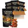 Cedar Valley Pita Chips Red Pepper & Garlic | 180g (Pack of 6) | Seed Oil Free, Cooked in Coconut Oil | Crisp, Golden & Flaky | No Preservatives, Non-GMO Ingredients | Healthy Snacks view 1