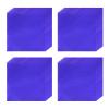 100 Pcs 5.95.9in1515cm Extra Large Food Wrapping Papers, Square Aluminum Foil Sheets For BBQ Bakery Pastries, Big Candy Chocolate Packaging, Gift Wrap Part(Size:Smooth surface,Color:Royal Blue) view 1
