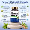Cortisol Supplement for Women & Men with Ashwagandha, GABA - 60 Day Supply view 3