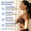 Cortisol Supplement for Women & Men with Ashwagandha, GABA - 60 Day Supply view 4