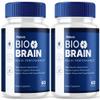 (2 Pack) Bio Brain Capsules, BioBrain Performance Memory Supplement for Mental Clarity, Health & Wellness, Advanced Nootropic Mind Power Supplement Pills for Better Focus, Attention, Calm Mood (120ct) view 1