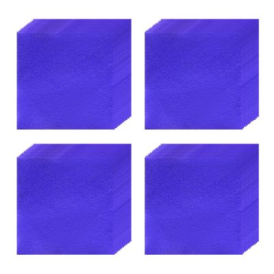100 Pcs 5.95.9in1515cm Extra Large Food Wrapping Papers, Square Aluminum Foil Sheets For BBQ Bakery Pastries, Big Candy Chocolate Packaging, Gift Wrap Pa(Size:Orange peel surface,Color:Royal Blue)