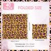 40Pcs Leopard Print Napkins Disposable Jungle Animal Leopard Print Lunch Dinner Napkins for Safari Leopard Themed Birthday Baby Shower Tea Gathering Weddings Powder Room 6.5 x 6.5 Inch view 2
