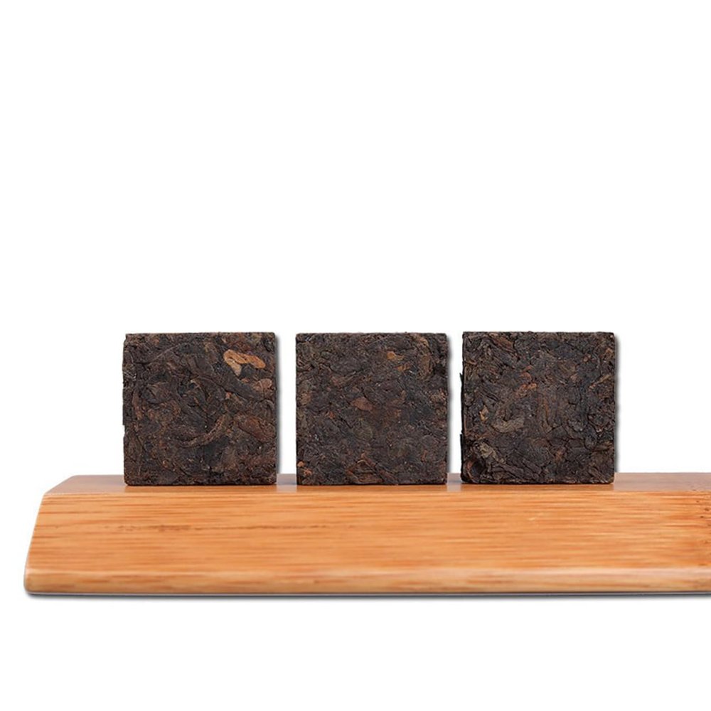 2003 Year Formula Aged Pu'er Tea Brick (250g) - Mini Square Ripe Shu Cha from Old Trees - Rich, Smooth & Complex Flavor for Ceremony or Daily Drinking