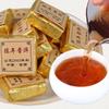 2003 Year Formula Aged Pu'er Tea Brick (250g) - Mini Square Ripe Shu Cha from Old Trees - Rich, Smooth & Complex Flavor for Ceremony or Daily Drinking view 3