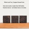 2003 Year Formula Aged Pu'er Tea Brick (250g) - Mini Square Ripe Shu Cha from Old Trees - Rich, Smooth & Complex Flavor for Ceremony or Daily Drinking view 4