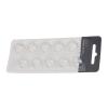 NineLife Basics Pack of 10 Earplugs with Greater Transparency, Double Layer, Closed Acoustic Domes, Comfortable, Antistatic (8mm) view 4