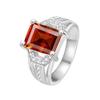 Arwacraft 5.25 Ratti / 4.70 Carat Natural Gomed Stone Astrological Silver Ring Adjustable Gomed Hessonite Astrological Gemstone For Men And Women (Lab - Tested)-B0CKBW89MRNAMZ view 2