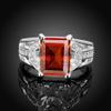 Arwacraft 5.25 Ratti / 4.70 Carat Natural Gomed Stone Astrological Silver Ring Adjustable Gomed Hessonite Astrological Gemstone For Men And Women (Lab - Tested)-B0CKBW89MRNAMZ view 3