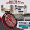 2PC S7001 Enhanced Replacement Brush Heads for Shark S8201/S7000 Series, for Deeper Cleaning of Hard Floors with Shark Steam Mops (Black Grey) view 4