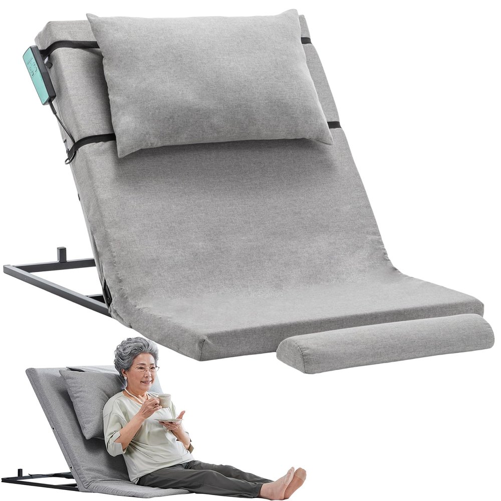 Electric Lifting Backrest for Bed, Adjustable Power Lifting Bed backrest with Remote Control Device, Adjustable Lift Back Rest Sitting,Used for Pregnant Women Elderly Disabled