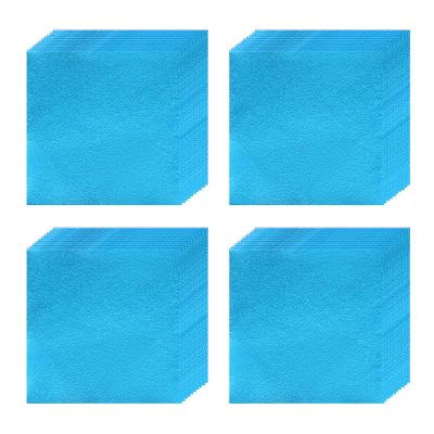 100 Pcs 3.143.14in88cm Aluminum Foil Sheets, Square Food Wrapping Papers For Candy Making, Chocolate Packaging, Baking Treats, Gift Wrapping And Party Decora(Size:Orange peel surface,Color:Blue)