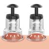 Cupping Kit for Massage Therapy, 2 Sizes Cupping Set, Unique Piston Design, Portable Massager for Studio & Home Use, Muscle Pain Relief, Myofascial Release, Cellulite Reduction (2 Pack) view 1