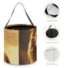 JTKBNVM Halloween Candy Bucket Treat Tote Bags with Handles Reusable Angry Roaring Lion Goody Bucket for Holiday Birthday Party Favor Supplies Collapsible Snack Goodie Basket Bags Gift Bag Decor view 4