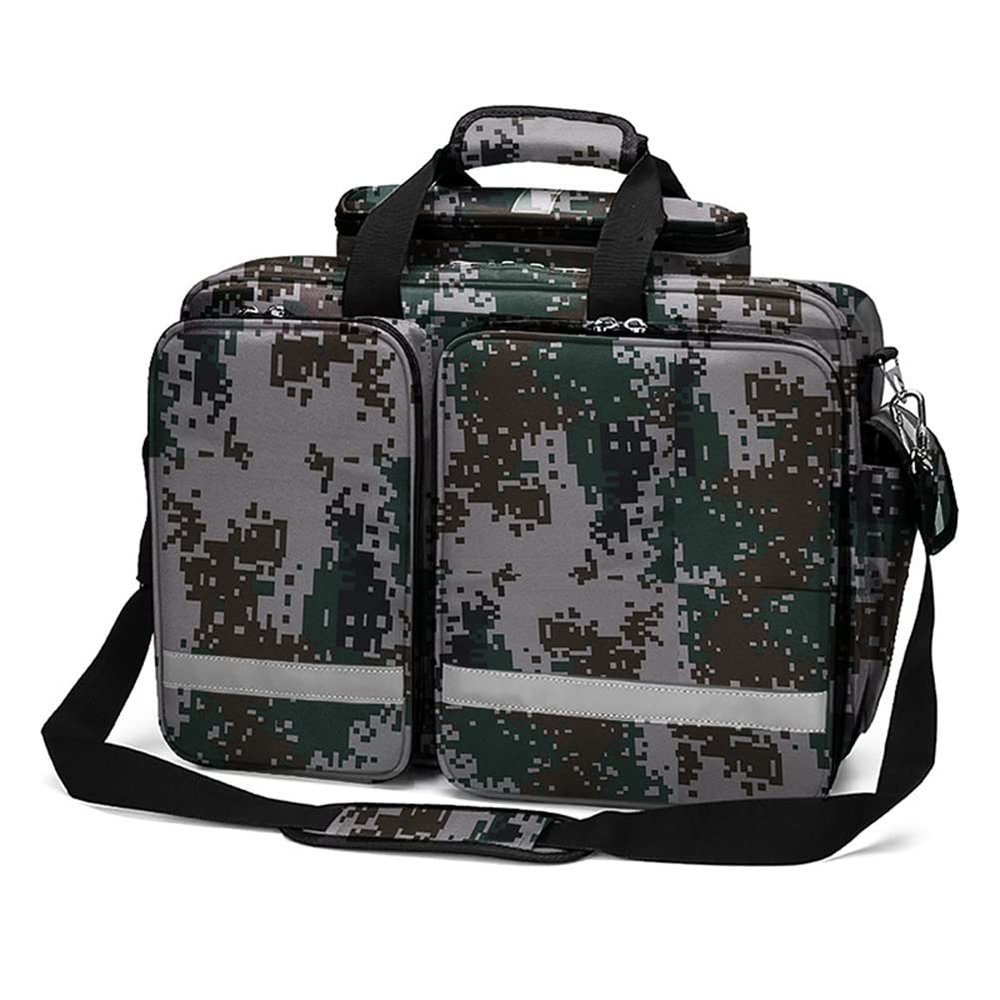 First Aid Backpack Empty First Responder Bag Emergency Survival Trauma Kit for Emergency at Home, Office, Car, Outdoors(Camouflage)