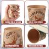 Qinyoung Floral Disposable Cups 8 oz Flower Coffee Tea Paper Cups for Spring, Birthday, Easter, Bridal Showers, Weddings, Tea Parties, Summer Party Supplies Daily Use, 6 Styles(120 Pcs,Modern) view 3