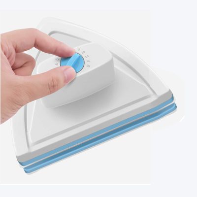 Magnetic Window Cleaner, Double-Side Magnetic Glass Cleaner, Magnets Glass Wiper Adjustable Surface Brush Window Cleaning (4~31mm)