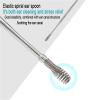 Earwax Removal Kit 6pcs Stainless Steel Ear Pick Cleaning Kit Clean Wax Cleaner Removal Tool Sticks Care(Green,10set) view 3