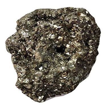 Golden Pyrite Crystal Fools Gold U185Gm Single Piece Natural Rough Peru Stone Cluster Chunk For Wealth Money Attract Business Luck Reiki Healing Stones Aura Cleaning Chakras Meditation-B0B9SP5XMRNAMZ