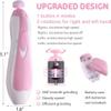 Baby Nail Trimmer Electric Nail File 20-in-1 Safe Baby Nail Clippers Kit, LED Light, Adjustable Speed, Whisper Quiet Nail Filer & Grinder for Newborn, Infant, Toddler, Kids & Adults view 4