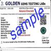 11.00 Ratti Natural Aaa++ Quality Green Loose Gemstone Natural Certified Zambian Emerald/Panna Stone For Men And Women (Lab Approved)-B0DM6CJ2GG view 3