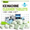blue fresh Ice Machine Cleaner Tablets for Hard Water - 28 Pack Nickel Safe Scale Removal for Countertop Portable Commercial Nugget Ice Makers, Compatible with Opal, GE Profile, Frigidaire view 1