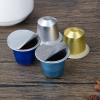 banapoy 200Pcs Aluminum Foil Lids for Reusable Coffee Pods, Heat Sealable Espresso Coffee Capsules Foil Seals, 37mm Seals Cover for Refillable Pods view 2