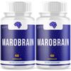 (2 Pack) Marobrain Capsules, Official Marobrain Pills with All Natural Ingredients, Advanced Formula Brain Health Support Supplement with Max Strength Premium Vitamins for Women & Men (120 Capsules) view 1