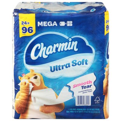 Charmin, Ultra Soft, 24 Count