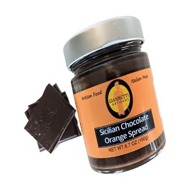 Giannetti Artisans Sicilian Chocolate Orange Spread - 6.7 oz (2-Pack, Sicilian Chocolate Orange Spread)