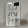 Rae WELCOME Napkin Floral Vase Print, 13x15 32 Pcs | Disposable Guest Towels, Paper Napkins, Kitchen Decorative Towels | Farmhouse Rustic Home Dcor, Gifting | THANKSGIVING, FALL - Dunn By Magenta view 1