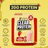 Clear Whey Protein Isolate Powder 20g Protein, 4g Electrolytes + Collagen Peptides, Zero Sugar, Refreshing Light Protein Drink Water, Whey Powder Protein Shake, Lactose Free Strawberry Lemonade view 3