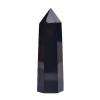 10Pcs Large Black Obsidian Hexagonal Point Crystals, Healing Crystals and Stones for Energy Healing, Meditation, Reiki, Crystal Decor (1.97-2.76in) view 1