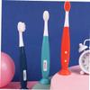 COOLHIYA 4pcs Manual Toothbrush Soft Bristles Ergonomic Non-Slip Grip Oral Care for Ages with Adorable Design view 4