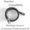 AirSense 10 Tubing Compatible - New Zero leak design Compatible with Air series 10 Tube - 6 foot long view 3