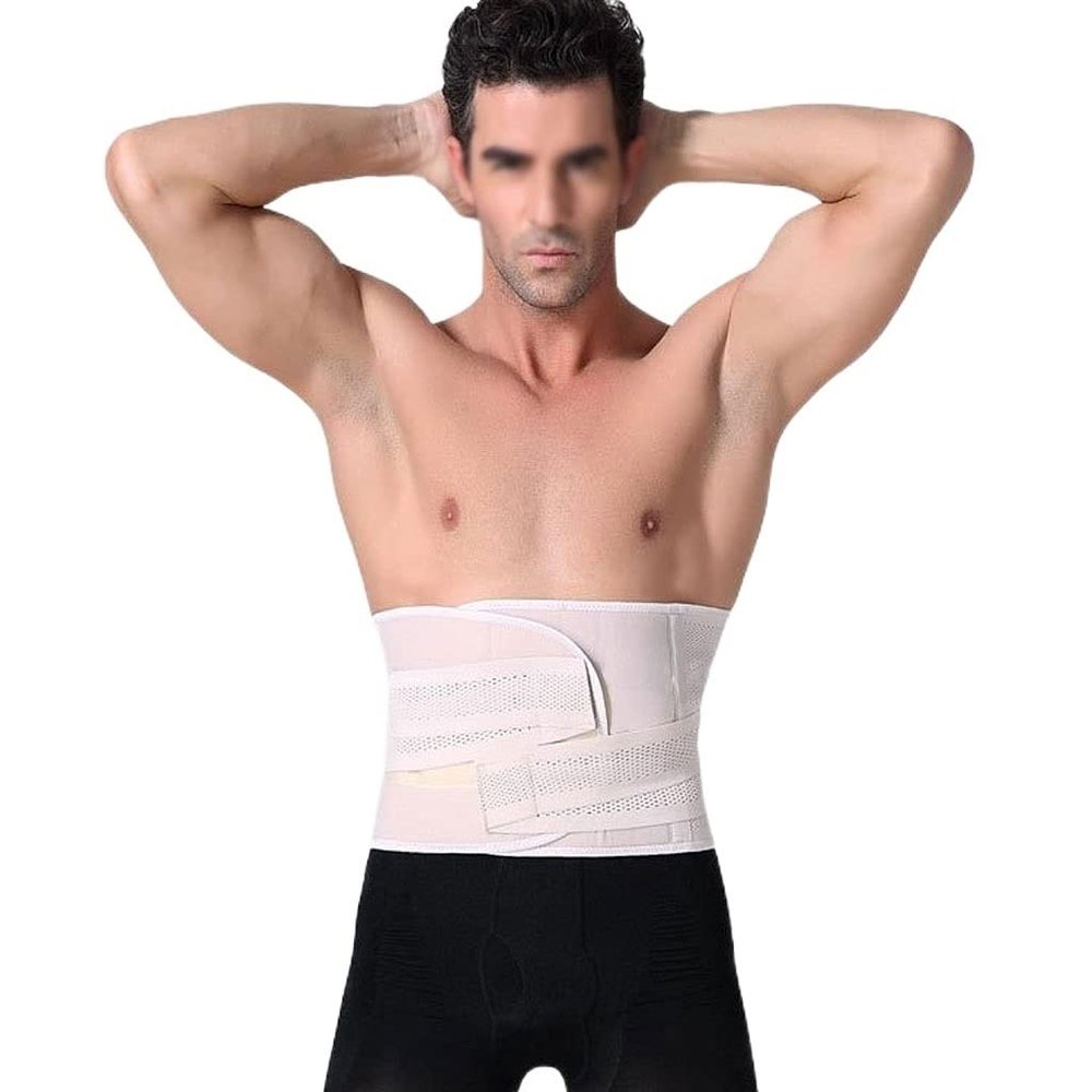 Breathable Lower Back Brace For Optimal rt And Pain Relief - Men Women Adjustable Waist Back rt Double Pull Compression Belt For Lumbar Stability