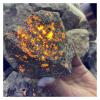 BHBHCPZGR 2-3cm 1pc Flame Stones Fluorescent Stone Specimens Aquarium Home Room Decor Gems Crystal view 3