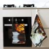 Pumpkin Carving lamp Waffle Kitchen Towel, Ultra Soft Absorbent Reusable Cleaning Tea Towels 16x 26, view 4