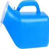 DSWMY Urinal Bottles for Men,Male Blue Plastic 1L Snap On Lid Handle view 1