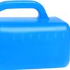 DSWMY Urinal Bottles for Men,Male Blue Plastic 1L Snap On Lid Handle view 2