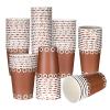 100Pcs Copas De Barro Mexicanas Disposable Paper Cups, 9 Oz Terracotta Flower Clay Disposable Mexican Cups, Mexican Party Decorations Cantaritos De Barro Mexicanos Cup, Cielito Lindo Party Decoration view 1