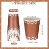 100Pcs Copas De Barro Mexicanas Disposable Paper Cups, 9 Oz Terracotta Flower Clay Disposable Mexican Cups, Mexican Party Decorations Cantaritos De Barro Mexicanos Cup, Cielito Lindo Party Decoration view 2