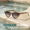 2SeeLife Premium Cat Eye TR-90 Reading Sunglasses for Women NarrowMedium Fit, Sturdy Frame, Spring Hinges, Stylish Sun Readers, Clear Tortoise (Sun Readers), +2.50 view 2