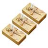 20PCS Champagne Gold Gift Box Bow Tree Fruit Decorative Candy Box Birthday, Wedding Party Supplies Square Gift Boxes For Candies (Champagne Gold Large) view 1
