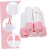 LALADEFIEE 75pcs Strong Drawstring Garbage Bags Thickened Large Capacity Rubbish Bags for Home Use Kitchen Bathroom Waste Disposal White view 2