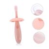COLLBATH Silicone Toothbrush Soft Bristles Oral Care Training Toothbrush for Newborns and Compact Design for Teeth Cleaning and Gentle Gum Care Pink view 2