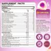 2 Pack Multivitamin for Women 50 and Over Gummies, Calcium, D3 K2, Methylfolate & B12, Omega-3, CoQ10, Daily Vitamin A, C, E, B Complex, Biotin, Zinc - Bone, Energy, Immunity - Vegan, Sugar Free view 2