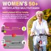 2 Pack Multivitamin for Women 50 and Over Gummies, Calcium, D3 K2, Methylfolate & B12, Omega-3, CoQ10, Daily Vitamin A, C, E, B Complex, Biotin, Zinc - Bone, Energy, Immunity - Vegan, Sugar Free view 3