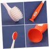 COOLHIYA 4pcs Toothbrush Soft Bristles Ergonomic Non-Slip Handle Cartoon Design for Ages Boys and Oral Care Tool view 4