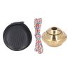 NineLife Basics Stainless Steel Rotation Bead Lanyard Cord Finger Toy for Stress Relief and Entertainment (Gold) view 1